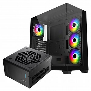 Bundle Deal: FSP M340 ARGB Tempered Glass Mid-Tower ATX Case   FSP VITA GM 850W 80  Gold ATX12V V3.1 Fully-Modular Power Supply