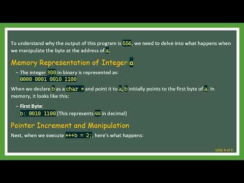 Understanding Why the Output of the Program is 556