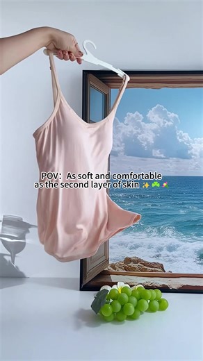 This is the best spaghetti-strap nightgown I found on TikTok.#comfortable #pajamas #tanktop #ootd #fyp