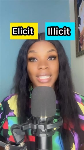 Amazing Diction Academy on Instagram: "Elicit vs illicit. Difference and meaning in English"