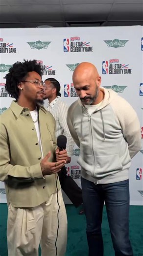 NBA on Instagram: "New flavor alert for Keegan-Michael Key. 🌶️ See him take the court tonight. @ruffles Celeb Game Green Carpet presented by @wingstop"