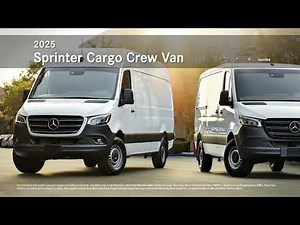 0% APR on 2025 Sprinter Cargo Crew Vans | Mercedes-Benz of Lancaster Van Center