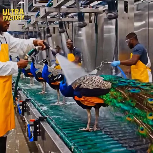 Automated Process at the Peacock Feather Factory