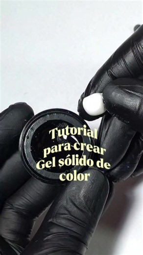 Cómo crear gel sólido de color paso a paso