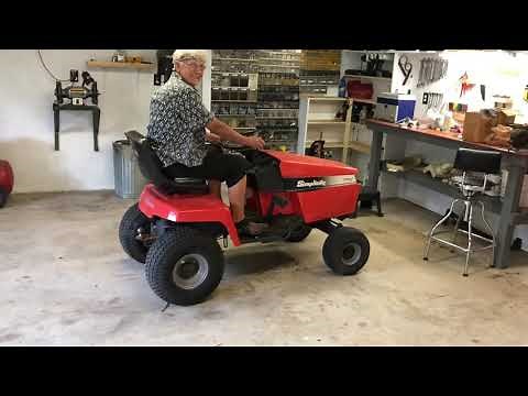 Lawnmower transmission belt and idler pulley replacement