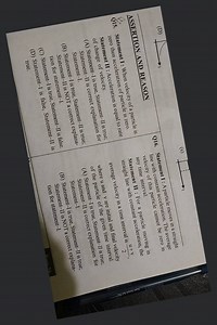 (D) (s) ASSERTION AND REASON Q16. Statement I : A particle move... | Filo