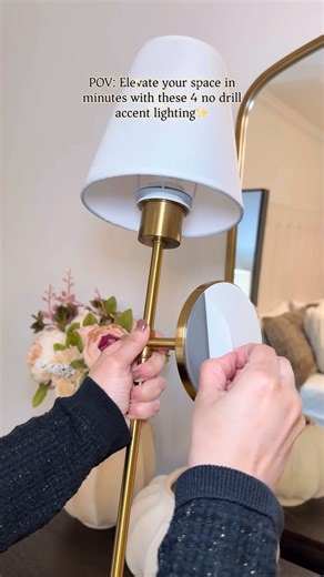 Sana Sherwani |Home Interiors & Lifestyle Blogger | C0MMENT: ACCENT LIGHTS for all the details! POV: Elevate your space in minutes with these 4 accent lightings - all require no hardwiring... | Instagram