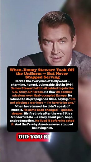 How Jimmy Stewart Became a Real-Life War Hero!