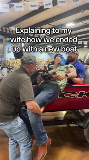 Explaining to my wife how we ended up with a new boat. | boat