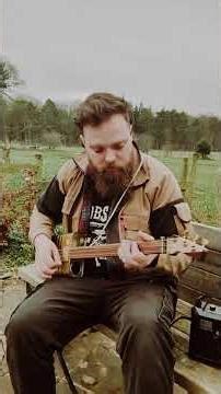 Vintage Oil can #cigarboxguitar type build!