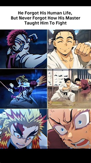 He never really forgot 💔 #akaza #demonslayer #kny