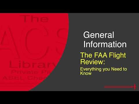 How to PASS your FAA FLIGHT REVIEW!