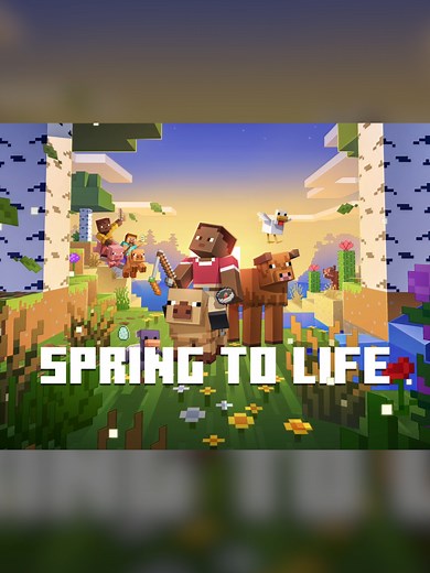 Spring to Life Minecraft Drop Launching on March 25