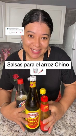 Estas son las salsas que yo uso para hacer mi arroz Chino 🥡🥢 #arrozchino #Salsas | Brenda