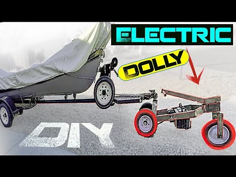 I built an electric trailer dolly for my boats, FROM SCRATCH!