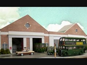 London Transport Bus Garages in card