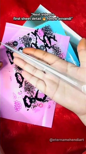 “Mehendi cone ki best cellophane sheets | Beginners guide 😍✨”