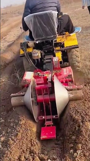 Integrated forming process of farmland ridges and furrows