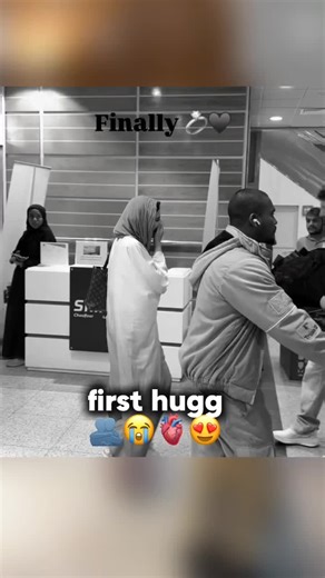 Long Distance Relationship First Hug ❤️