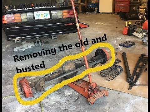 3rd Gen Camaro Rear end swap part 1 - removal