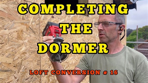 Dormer structure and flooring complete.