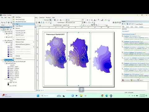 Rainfall Trend Map in Arcgis