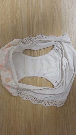 ショート版 ショーツの洗い残しチェック動画です🌀#dirtyunderwear #Lingerie #Panties #underwear #下着 #crotch #クロッチ