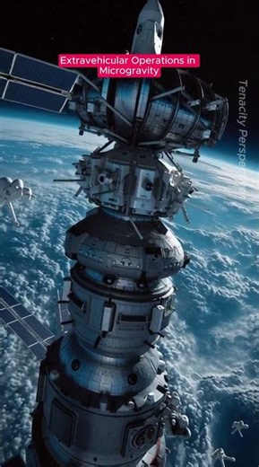 Extravehicular Operations in Microgravity! # #cosmicexploration #space #universe