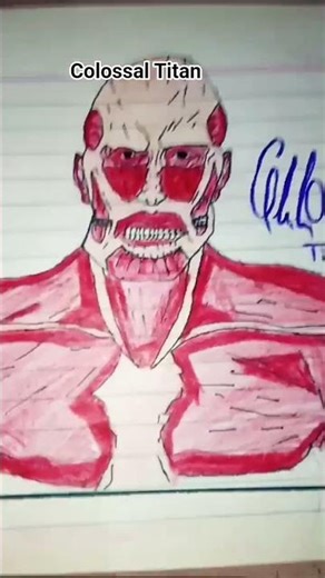 colossal Titan drawing #art#funkmusic
