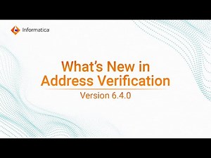 What's New in Address Verification 6.4.0