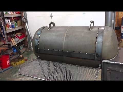 Reverse flow smoker build 2016
