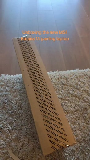 Unboxing the new MSI Katana 15 gaming laptop @MSI #msi #msigaminglaptop #unboxing #laptops #gaminglaptop @NVIDIA GeForce