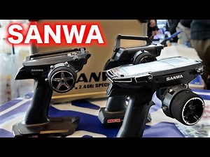The middle class Sanwa transmitter has great cost performance. / RCDC2023