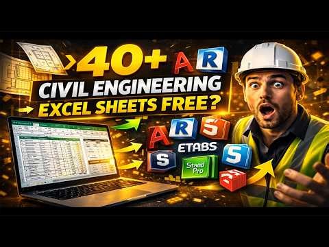 Ultimate Civil Engineering Toolkit 🚀 BBS & Estimate 40+ Excel Sheets + Civil Engineering Software