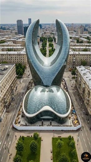 Impossible Symmetrical Building Across Opposite Roads 😳 | Futuristic Architecture Design