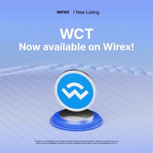 #WCT is now live on Wirex! - Trade #WCT in the Wirex app - Spend it directly with your Wirex card 💳 Explore in-app now! 👇 https://wirex.app.link/9IOsXTwpRB?$deeplink_no_attribution=true&action=add-funds | Wirex