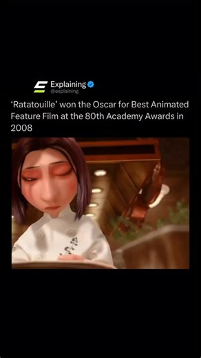 Explaining on Instagram: "‘Ratatouille’ is a 2007 animated film from Pixar that centers on an unlikely hero, a rat who dreams of becoming a great chef in Paris. The story balances humor and heart while exploring ideas about creativity, identity, and following your passion even when the world tells you it is impossible. The film is especially known for how it visualizes taste and smell. Pixar used color, motion, and abstract shapes to show what flavors feel like, turning an invisible sense into s