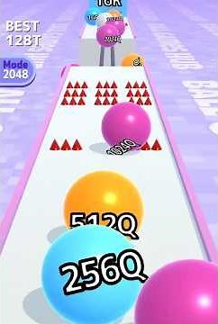 Ball Run 2048 INFINITY Mode Nonstop Combo Rush #ballgameshub 😱🔥 #shorts