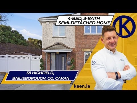 Beautiful Modern Home in Bailieborough | 4 Bed 3 Bath | 38 Highfield, Bailieborough, Co. Cavan
