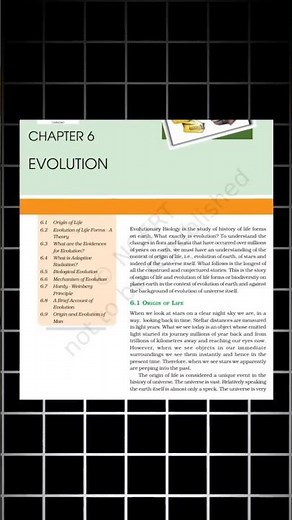 Evolution Class 12 Biology | CBSE BOARD Exam 2026 | Important Questions