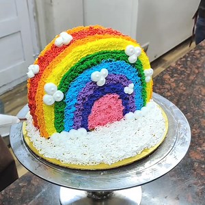 57K views · 1.4K reactions | New Styel and Amazing Rainbow Cake Tutorials | Cute Rainbow Cake Design Video | Sunil Cake Master | Facebook