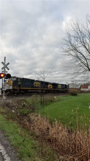 CSX I168 Intermodal Double Stack Train from Greenwich, Ohio 4/11/2026 #csx #train #railroad #shorts