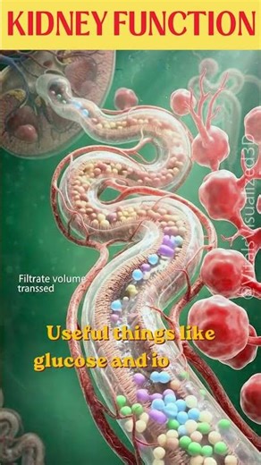 How Your Kidneys Filter Blood Every Second (Explained) #shorts