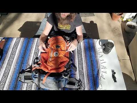 Setting up the Osprey Aether/Daylite/Daylite Plus for Travel