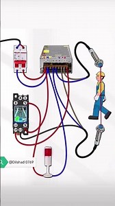 sensor alarm 🚨 setup reels circuit diagram ‪@Dilshad0769‬