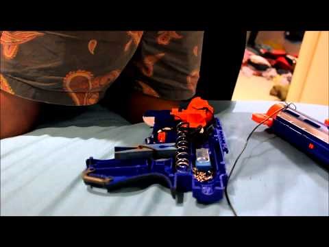 Nerf Retaliator Semi-Automatic Mod Tutorial (HD)