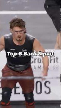 Top 5 Men's Max Back Squats from the 2025 CrossFit Games Event 5 #ryourogue #crossfitgames