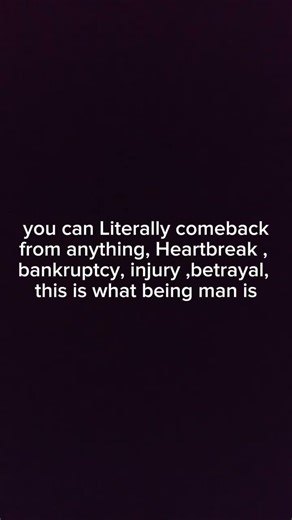 You Can Come Back From Anything #motivation