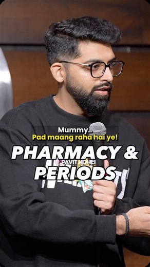 Pavit on Instagram: "The Period Story! #standupcomedy #periods #periodawareness #comedy [Standup Comedy, Period Awareness, Periods, Comedy, Men Talking about Periods]"