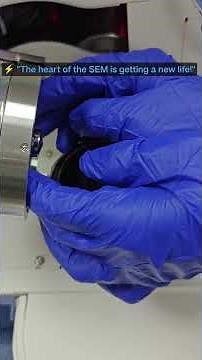 How to change Filament in SEM #research #education #hitachi
